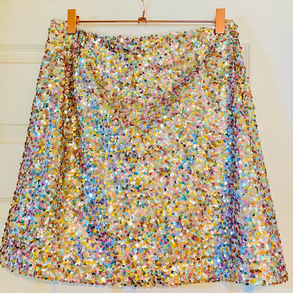 Multicolor Sequin Skirt